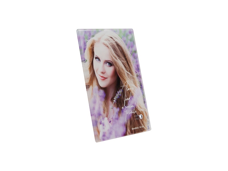 Plachetă decorativă din sticlă personalizată cu poza ta 11x16cm