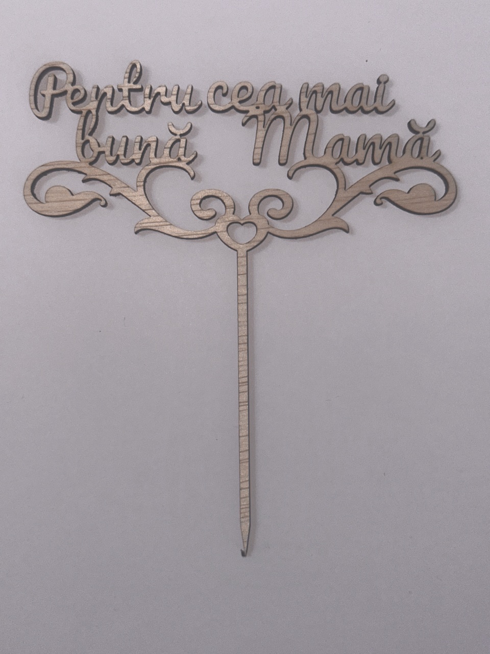 Topper din lemn Cea mai buna Mamă