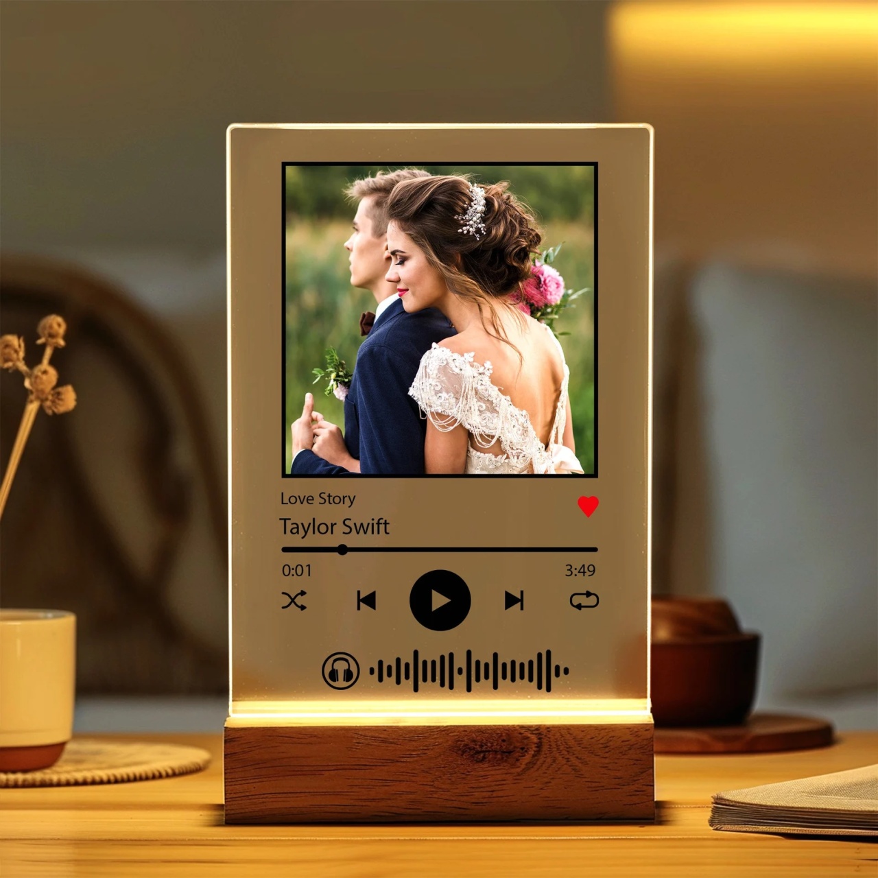 Placheta/tablou Spotify cu melodia ta sau a voastră preferată