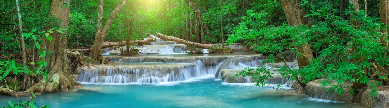 Tablou sticla cascada - 1 | YEO