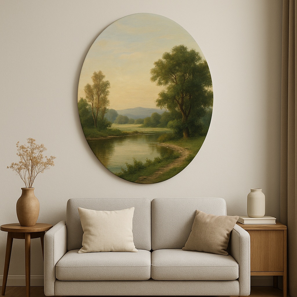 Tablou canvas personalizat OVAL - 1 | YEO