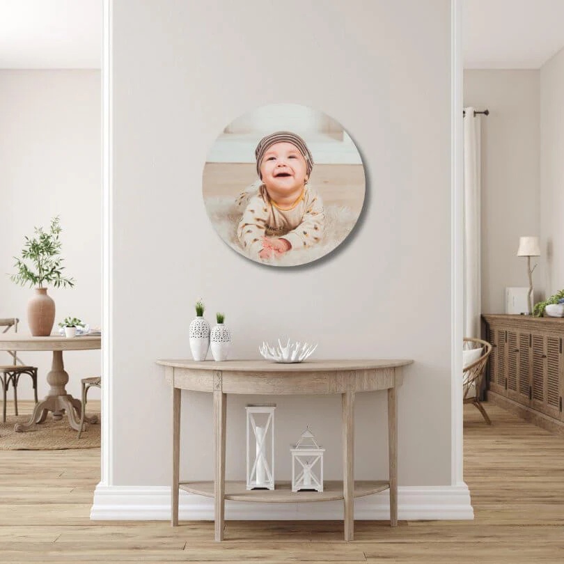 Tablou canvas personalizat rotund - 2 | YEO
