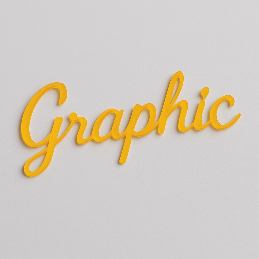 Litere plexiglas - 2 | YEO