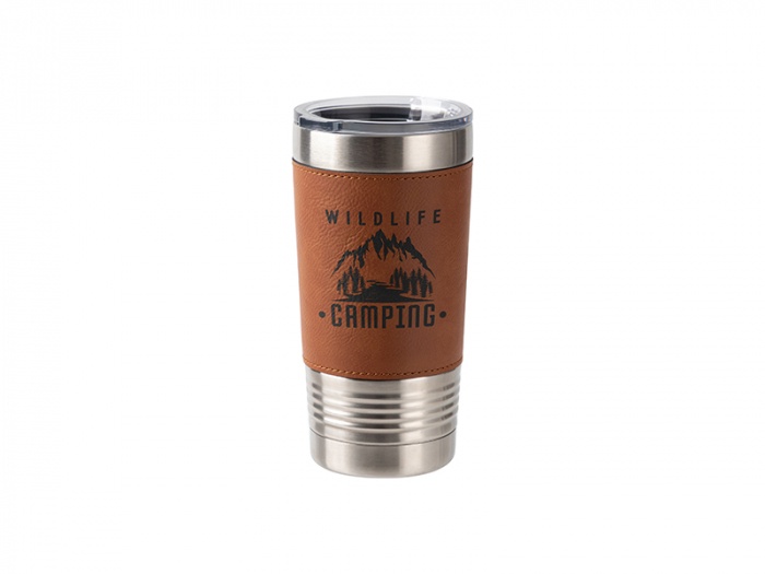 Tumbler (termos) 600 ml din otel inoxidabil personalizat prin gravare