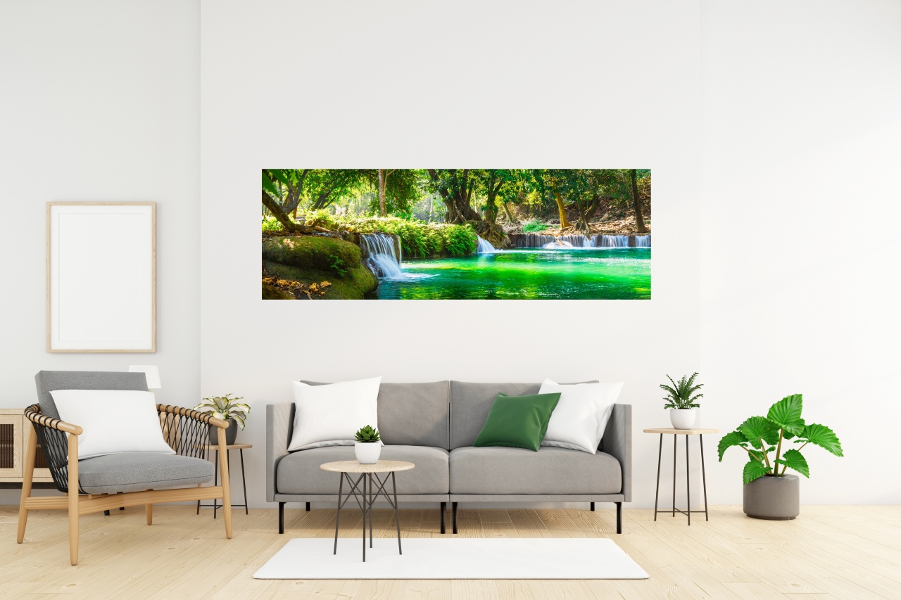 Tablou sticla cascada 1