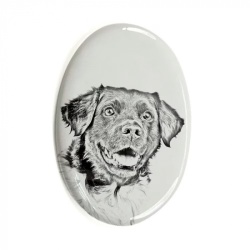 Placă ceramică ovală personalizată cu poza ta - Img 2