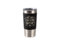 Tumbler (termos) 600 ml din otel inoxidabil personalizat prin gravare - Img 2