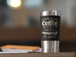 Tumbler (termos) 600 ml din otel inoxidabil personalizat prin gravare - Img 6