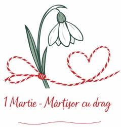 Cană personalizată 1 Martie – Mărțișor cu drag | Cadou de Primăvară cu nume și mesaj - Img 3