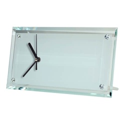 Ceas dreptunghiular din sticlă personalizat – 16x32 cm - Img 3