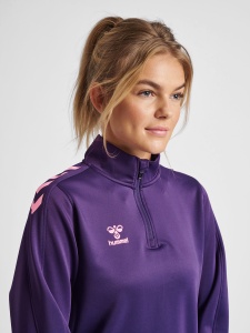 Bluza hummel Core XK fermoar scurt- femei, 211945 - Img 3