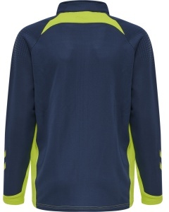 Bluza hummel Lead Poly - copii, albastru-verde - Img 2