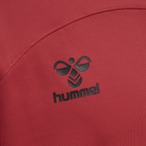 Bluza hummel Lead Poly - copii, rosu - Img 3