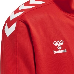 Bluza trening hummel Core XK Poly cu fermoar - unisex, rosu 211481-3062 - Img 4