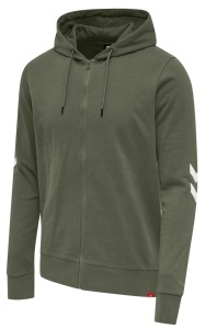 Hanorac hummel Legacy cu fermoar - unisex, kaki