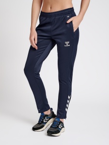 Pantaloni trening hummel Core XK Poly - femei, bleumarin 212656-7026