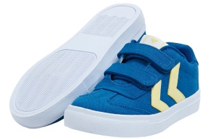 Pantofi sport hummel HOP JR - copii, albastru-galben - Img 5