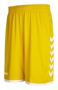 Sort de joc baschet hummel Core - copii, galben