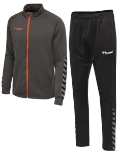 Trening hummel Authentic Poly - barbati, gri-portocaliu