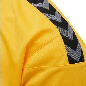 Tricou de joc hummel Authentic Poly - barbati, galben-albastru - Img 9