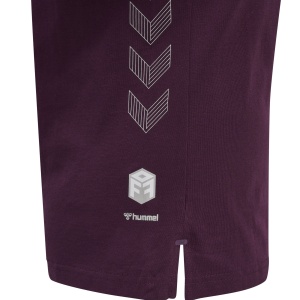 Tricou hummel Move Grid- femei, 214793-3506 grena - Img 3