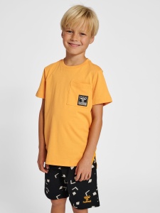 Tricou hummel Rock, bumbac organic- copii, 217634-3773 - Img 2