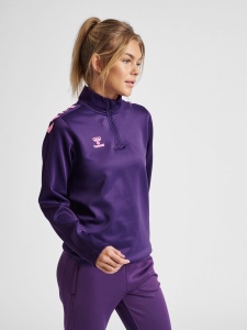 Bluza hummel Core XK fermoar scurt- femei, 211945 - Img 2