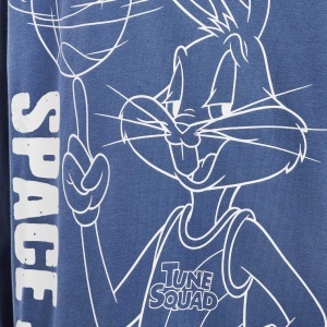 Bluza hummel Space Jam - copii, albastru - Img 3