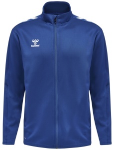 Bluza trening hummel Core XK Poly cu fermoar - unisex, albastru 211481-7045 - Img 3