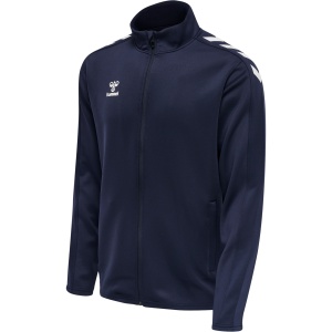 Bluza trening hummel Core XK Poly cu fermoar - unisex, bleumarin 211481-7026