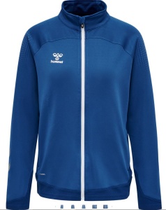 Bluza trening hummel Lead Poly cu fermoar - femei, albastru - Img 3