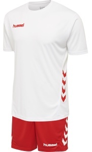 Echipament joc hummel Promo SET DUO - adulti, alb-rosu