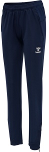 Pantaloni trening hummel Lead Poly - femei, bleumarin