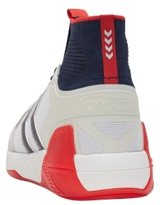 Pantofi sport hummel Algiz MID, alb-rosu-bleumarin - Img 6