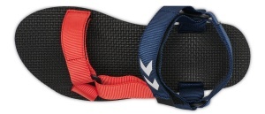 Sandale sport hummel Strap, bleumarin-portocaliu - Img 9