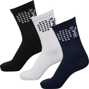 Sosete hummel Court - negru, bleumarin, alb, 219158-2200