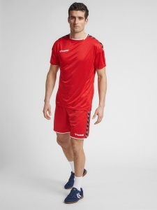 Tricou de joc hummel Authentic Poly - barbati, rosu - Img 11