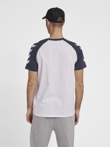 Tricou hummel Legacy Blocked - unisex, alb - Img 5