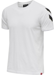 Tricou hummel Legacy Chevron - unisex, alb