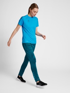 Pantaloni trening hummel Core XK Poly - femei, vernil 212656-7058 - Img 2
