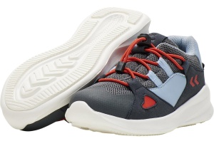 Pantofi sport hummel Bounce Runner TEX JR - copii, gri-bleu - Img 7
