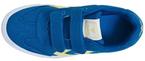 Pantofi sport hummel HOP JR - copii, albastru-galben - Img 3