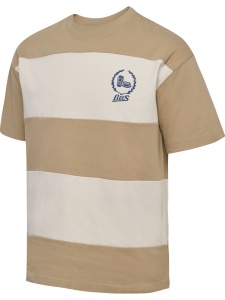 Tricou hummel Loose stripe - unisex, crem 227986