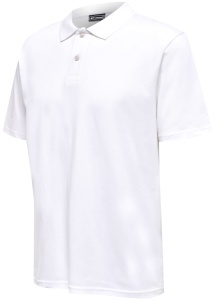 Tricou hummel Polo Red Classic - barbati, alb - Img 2