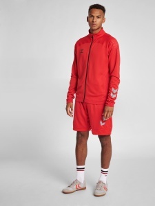 Bluza trening hummel Lead Poly cu fermoar - barbati, rosu - Img 6