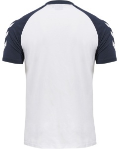 Tricou hummel Legacy Blocked - unisex, alb - Img 2