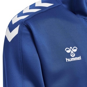 Bluza trening hummel Core XK Poly cu fermoar - unisex, albastru 211481-7045 - Img 4