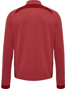Bluza trening hummel Lead Poly cu fermoar - barbati, rosu - Img 2