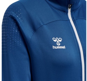 Bluza trening hummel Lead Poly cu fermoar - femei, albastru - Img 4