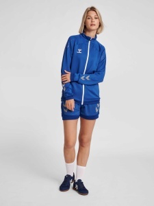 Bluza trening hummel Lead Poly cu fermoar - femei, albastru - Img 6